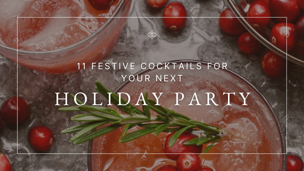 Cocktails for a Holiday Party