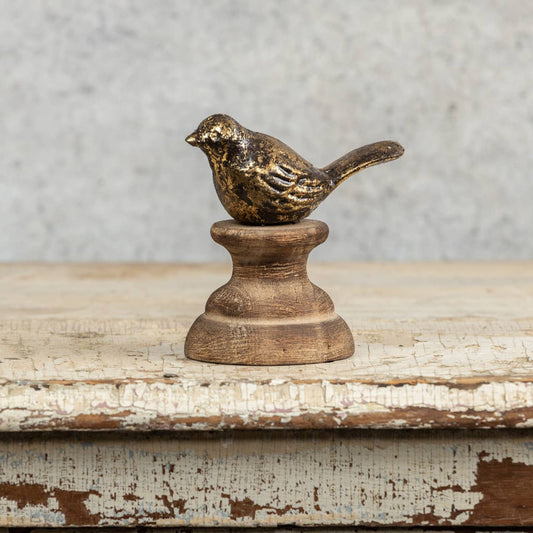 Dorthea Gold Bird Tabletop Statue