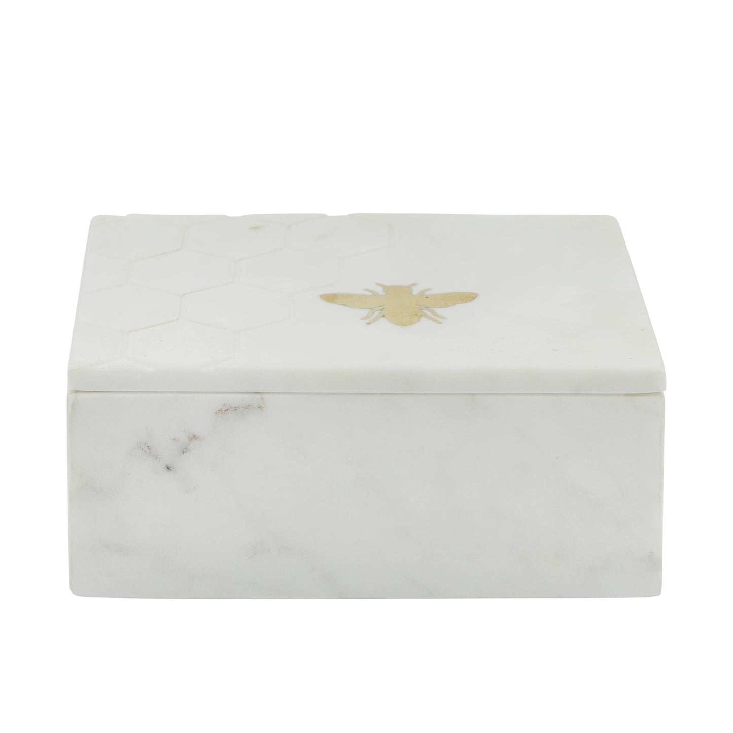 Giorgia marble storage box front view