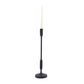 Cielo Black Taper Candlestick, 20"H