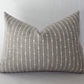 Lelia Striped 20 x 20 Throw Pillow Cover