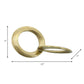 Dario 12" Gold Circle Links Sculpture