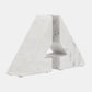 Gazsi Right Triangle Marble Bookends