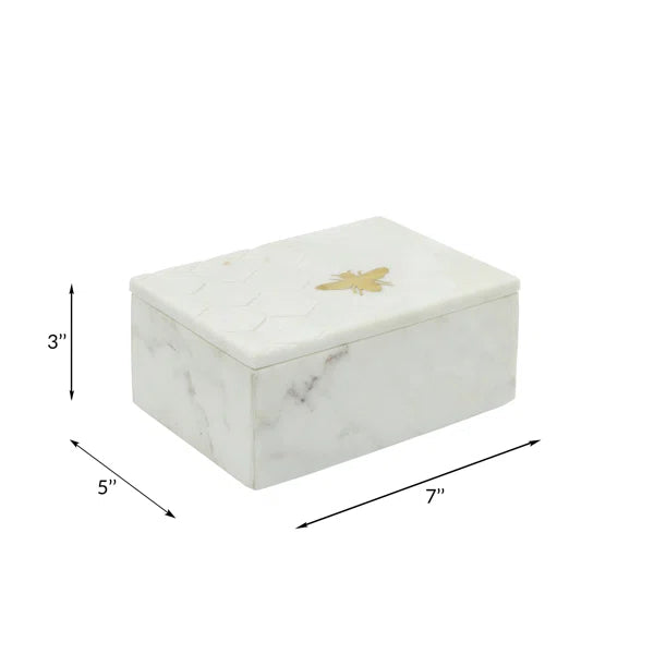 Giorgia marble storage box dimensions 