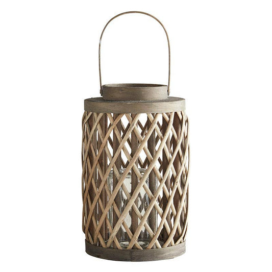 Gyuri Woven Willow Lantern, Medium