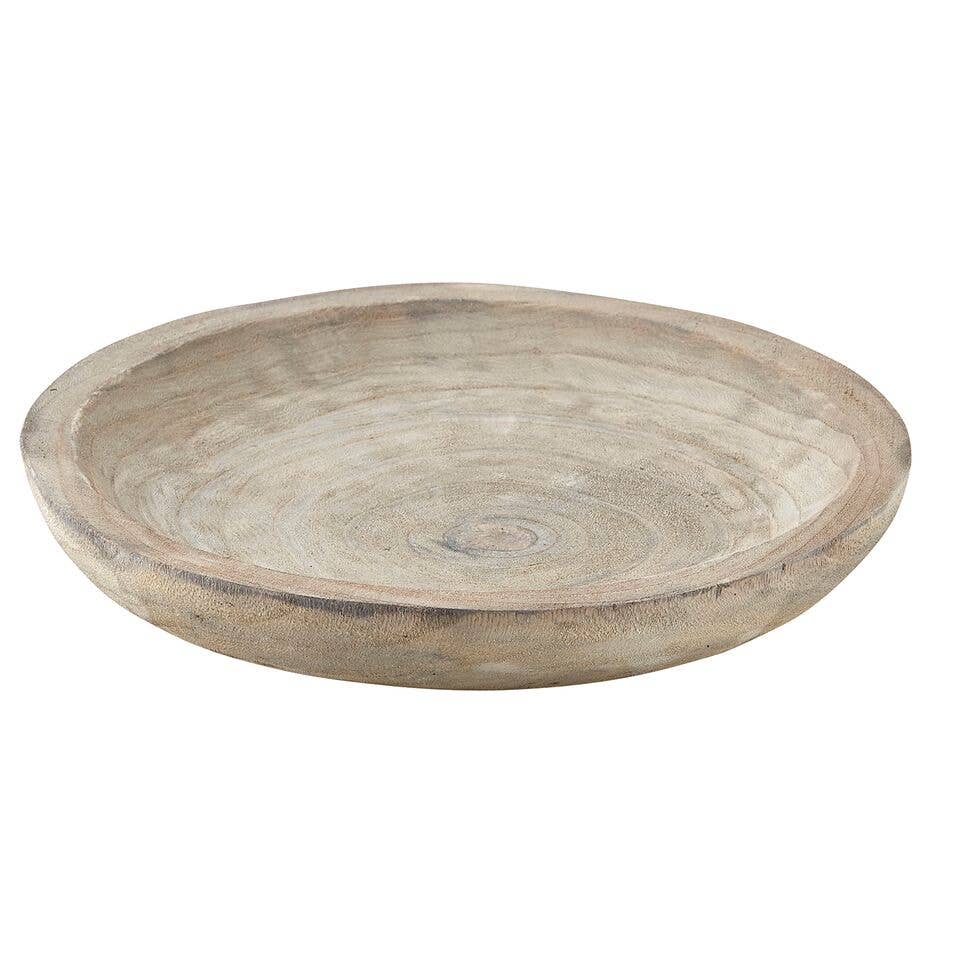 Iren Paulownia wood bowl product image on white background