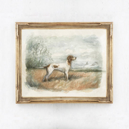 Bird Hunting Dog Fine Art Print, 11 x 14