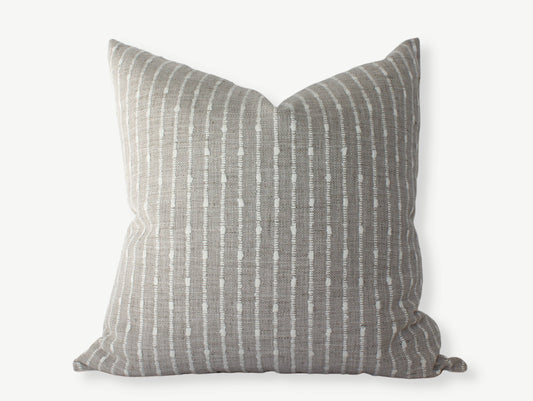 Lelia Striped 20 x 20 Throw Pillow Cover